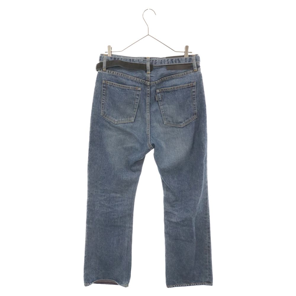 Sacai (サカイ) 23SS Boot Cut Denim Pants ベルテッド ブーツ