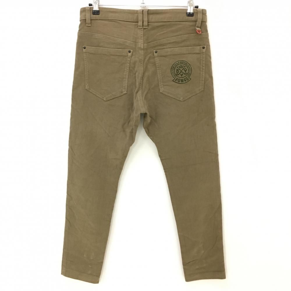 パーリーゲイツ パンツ ベージュ系 カラビナ付 メンズ 4 M ゴルフウェア モデル PEARLY GATES