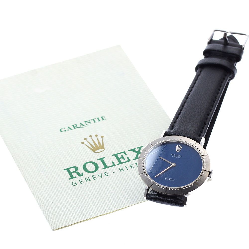 訳ありロレックス ROLEX 4083 チェリーニ K18WG Cal.1600 手巻き 