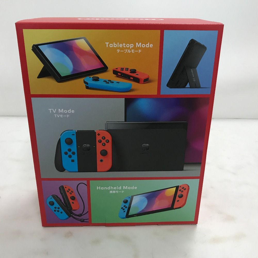 新品】Nintendo Switch 有機ELモデル ネオンブルー/レッド 中古