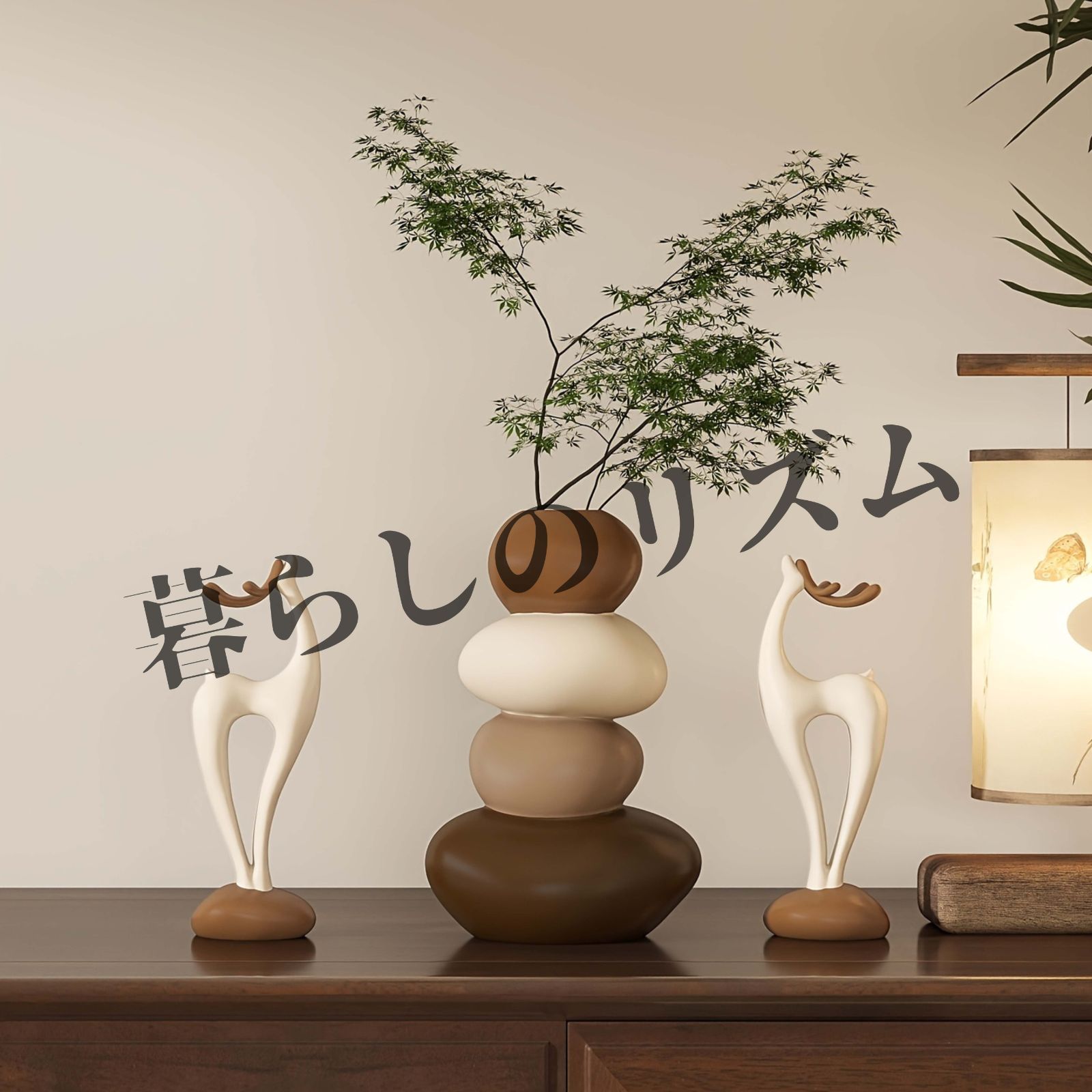 BYON フラワーベース セラミック花瓶 crumple vase フラワー ベース 白