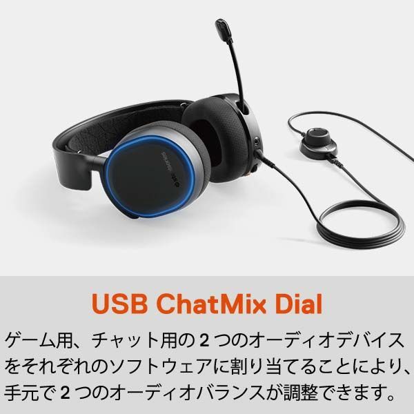 アウトレット品）SteelSeries Arctis 5 PUBG Editionゲーミングヘッド