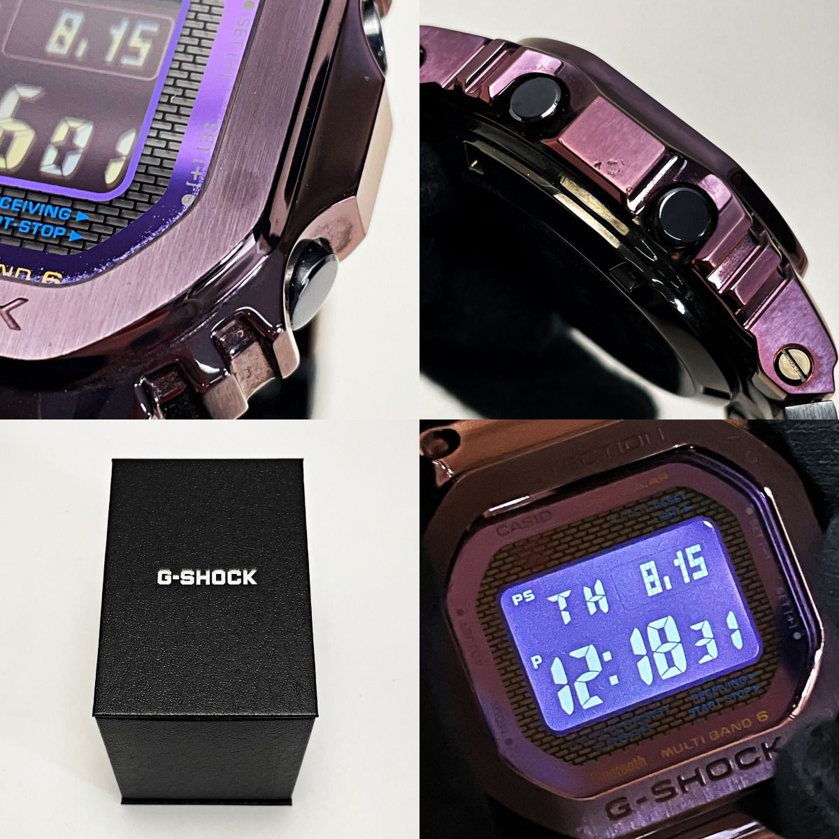 【極美品】CASIO G-SHOCK GMW-B5000PB-6JF Casio G-Shock Full Metal GMW-B5000PB-6JF | Sakurawatches.com