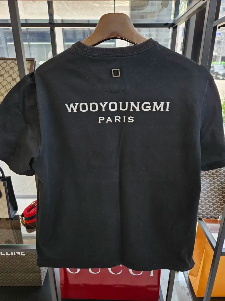 正規品 WOOYOUNGMI(ウーヨンミ) バックロゴ 半袖Tシャツ 50 正規品 WOOYOUNGMI(ウーヨンミ) バックロゴ 半袖Tシャツ 50
