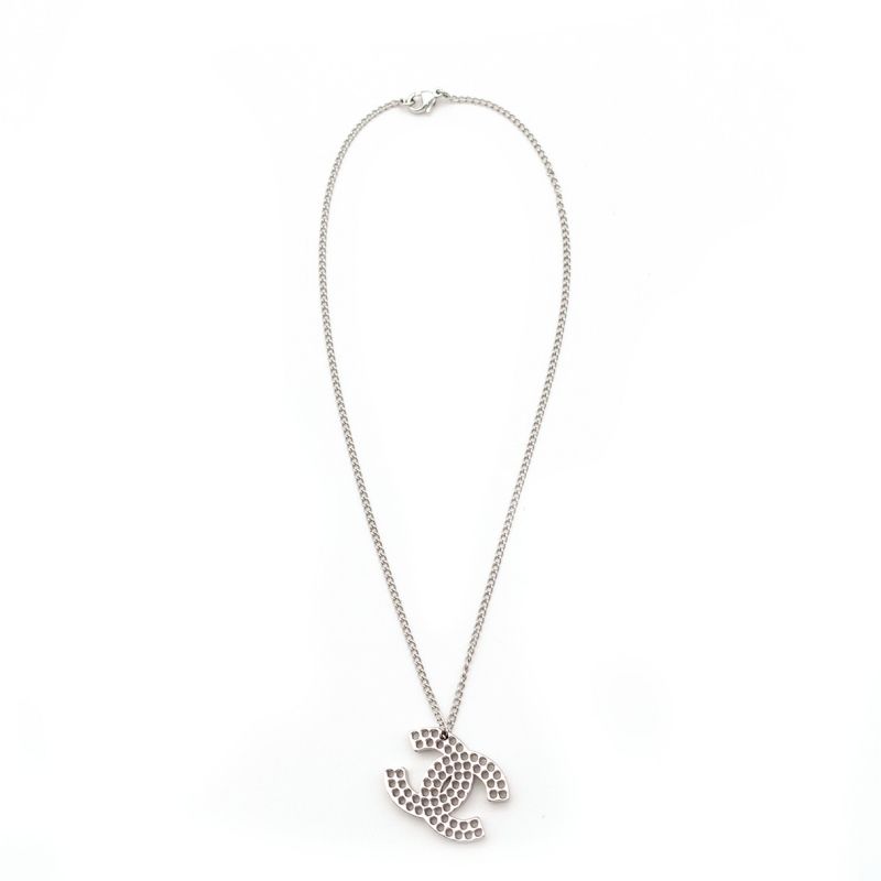 シャネル　ネックレス　CCマーク シャネル CHANEL ココマーク ネックレス CC ロゴ シルバー 03P 7