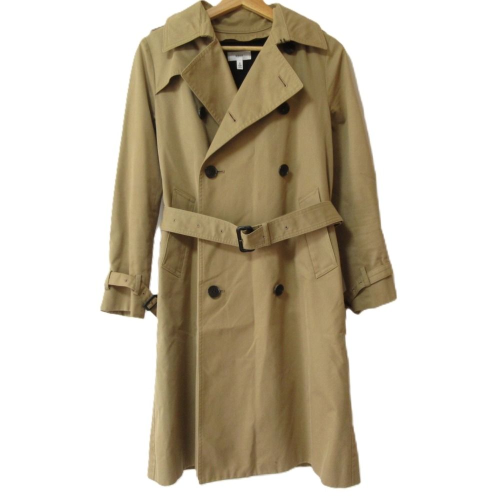 HYKE ハイク COTTON BELTEDTRENCH COAT ライナー付き トレンチコート 152-17005 サイズ2 ベージュ レディース 古着