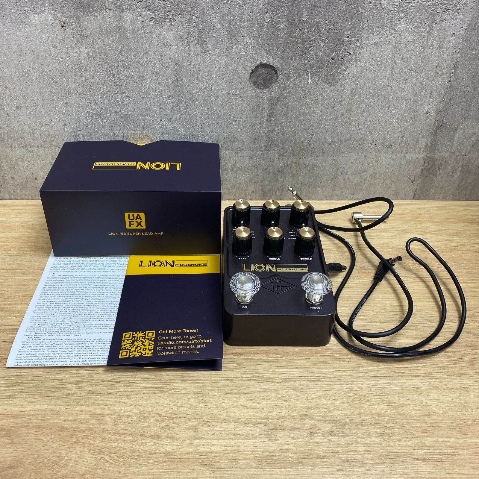 UAFX LION 美品 Universal audio UAFX Lion '68 Super Lead