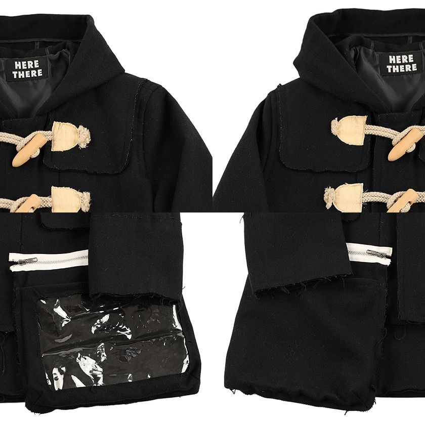 00's HERE THERE ヒアゼア パンクファッションダッフルコート