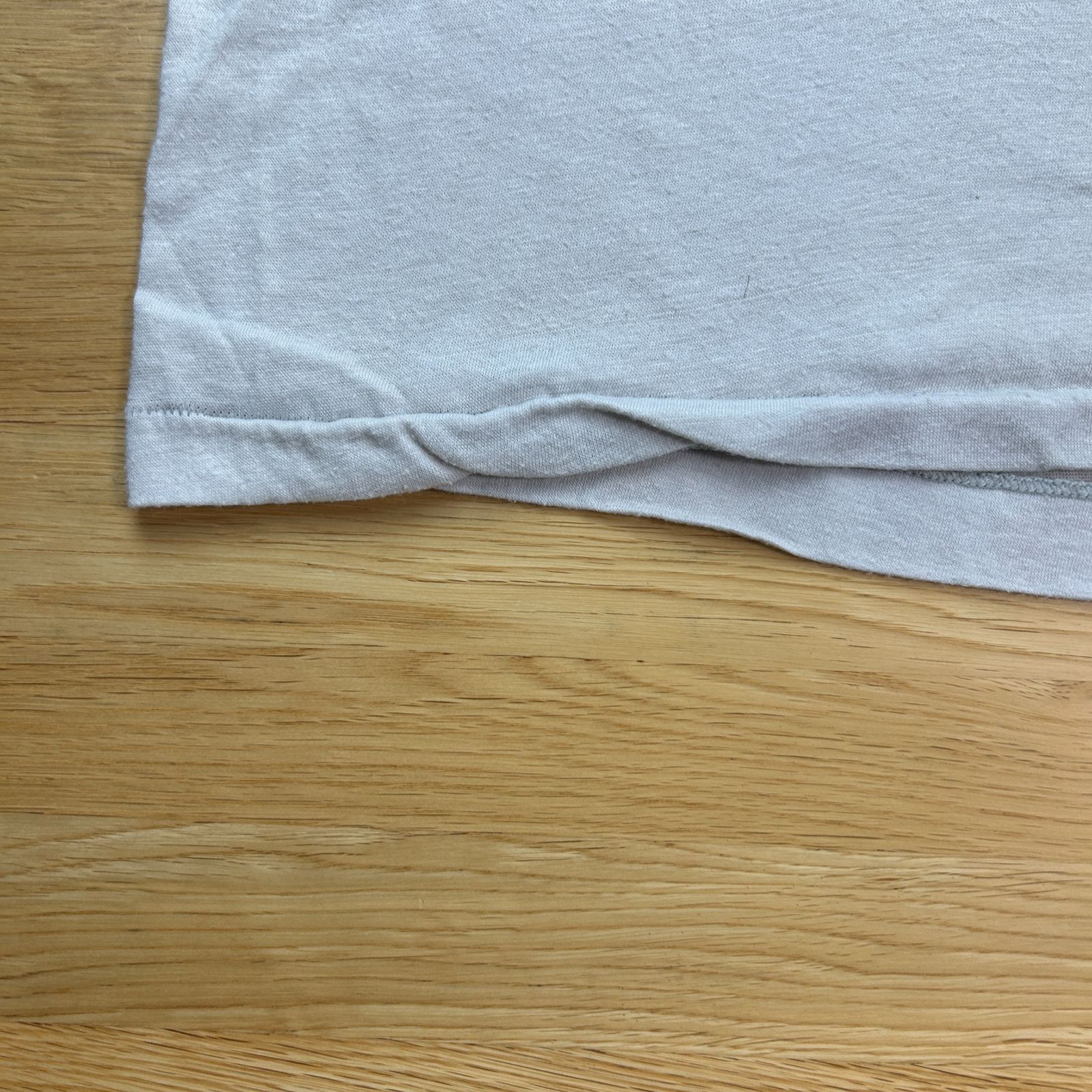 80s スーベニアTシャツ ドラゴン アートプリント ライトグレー メンズ  