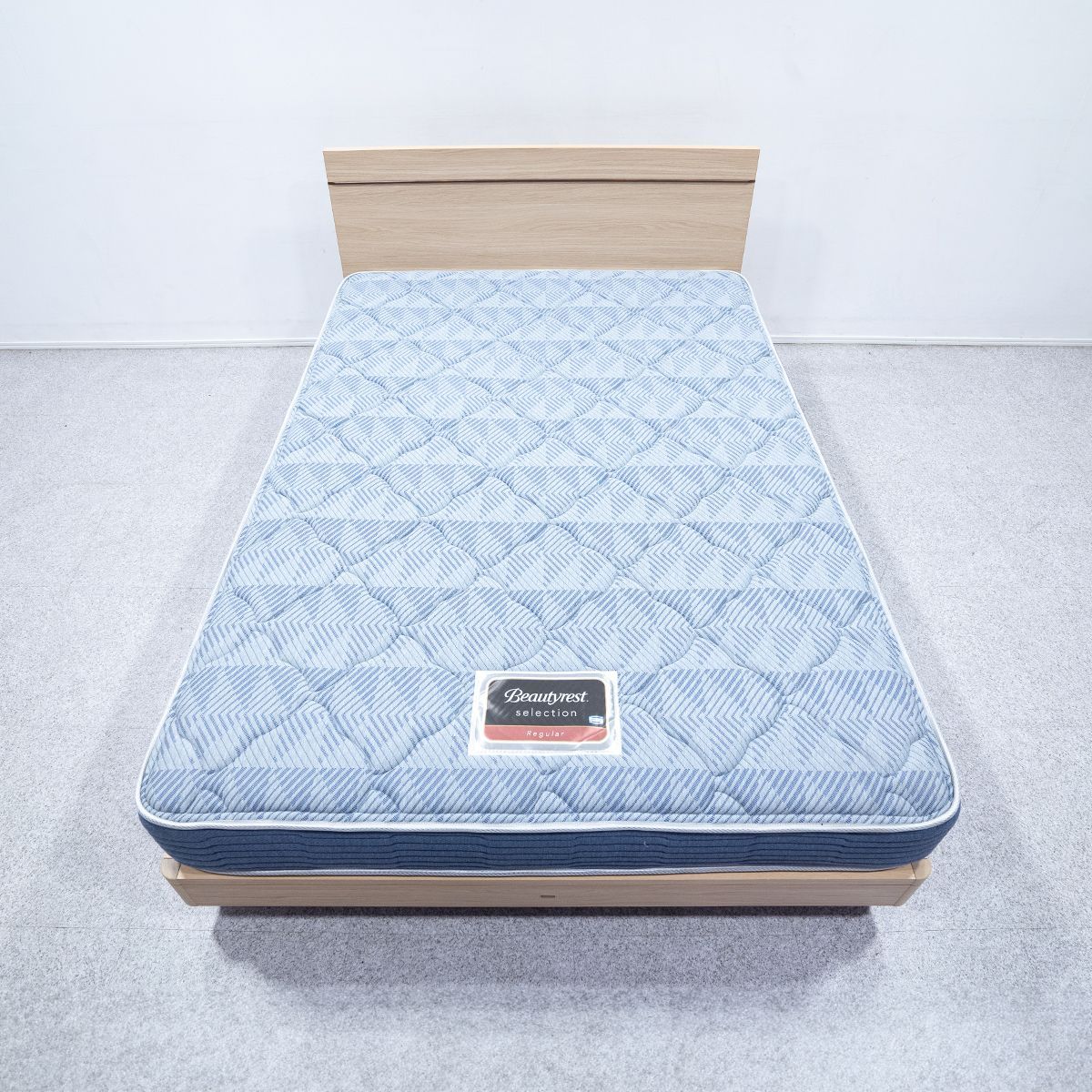 中古品】SIMMONS シモンズ Beautyrest Selection Regular ビューティレスト セレクション レギュラー ダブル  サイズベッド ナチュラル 定価24万 - メルカリ