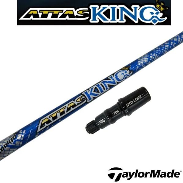 (RusTick)  テーラーメイド 純正 スリーブ付き Qi10 MAX バーナーミニ ステルス 2 ステルス SIM 2 MAX UST マミヤ ATTAS KING アッタス キング 60g台 グリップ付き