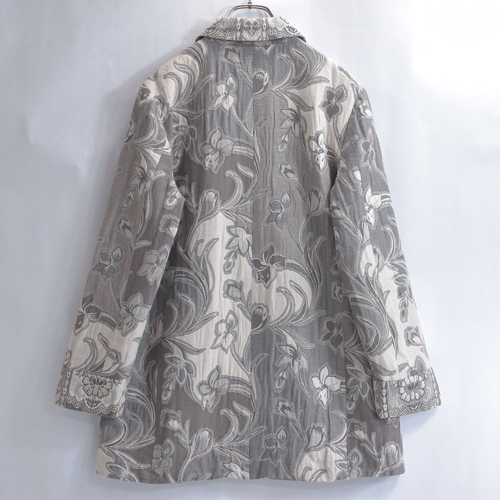 90s〜 CHICO'S チコズ フローラルパターン ゴブラン タペストリー ジャケット ヴィンテージ 花柄 ジャガード フラワー グレー ビンテージ  USA アメリカ古着 レディースM相当 - メルカリ