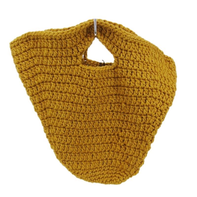 MAYDI マイディ ニットバッグ 21AW トートバッグ ウール アルゼンチン製 ハンドメイド ブラウン U 24005530