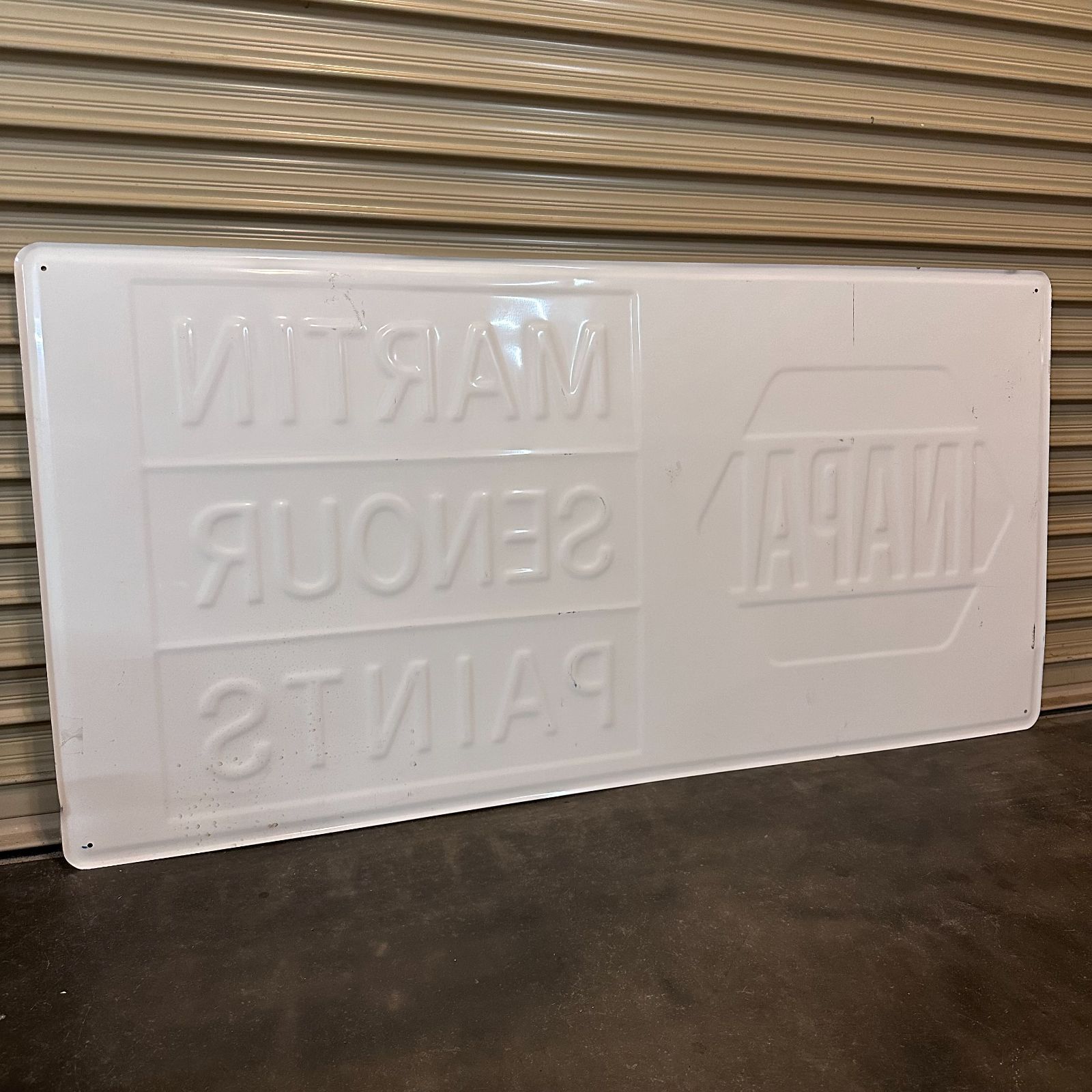 NAPA MARTIN SENOUR PAINTS Signboard - メルカリ