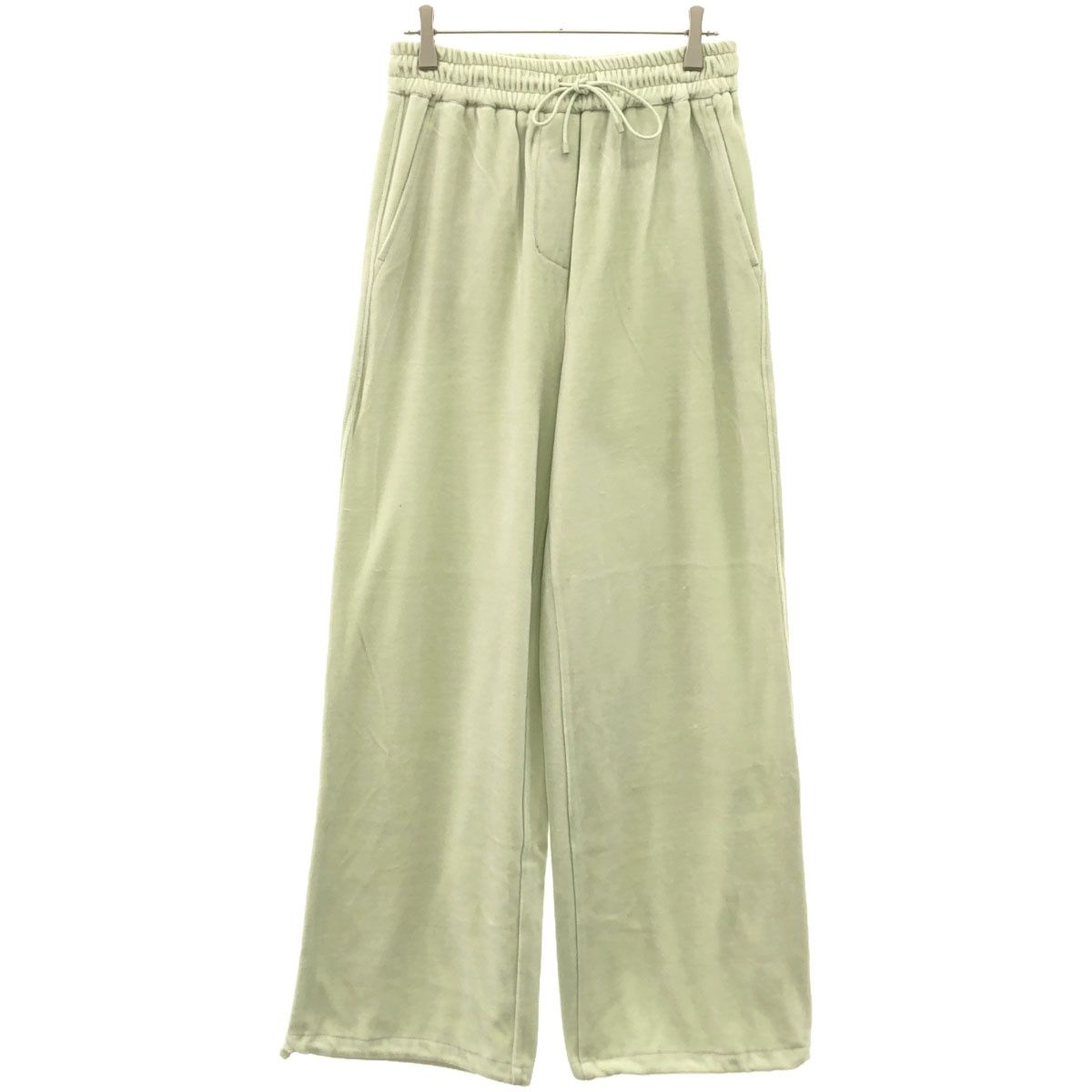 AMOMENTO アモーメント VELOURS DRAWSTRING PANTS ベロアドローストリングパンツ AM21FWW08PT ミントグリーン  0 - メルカリ