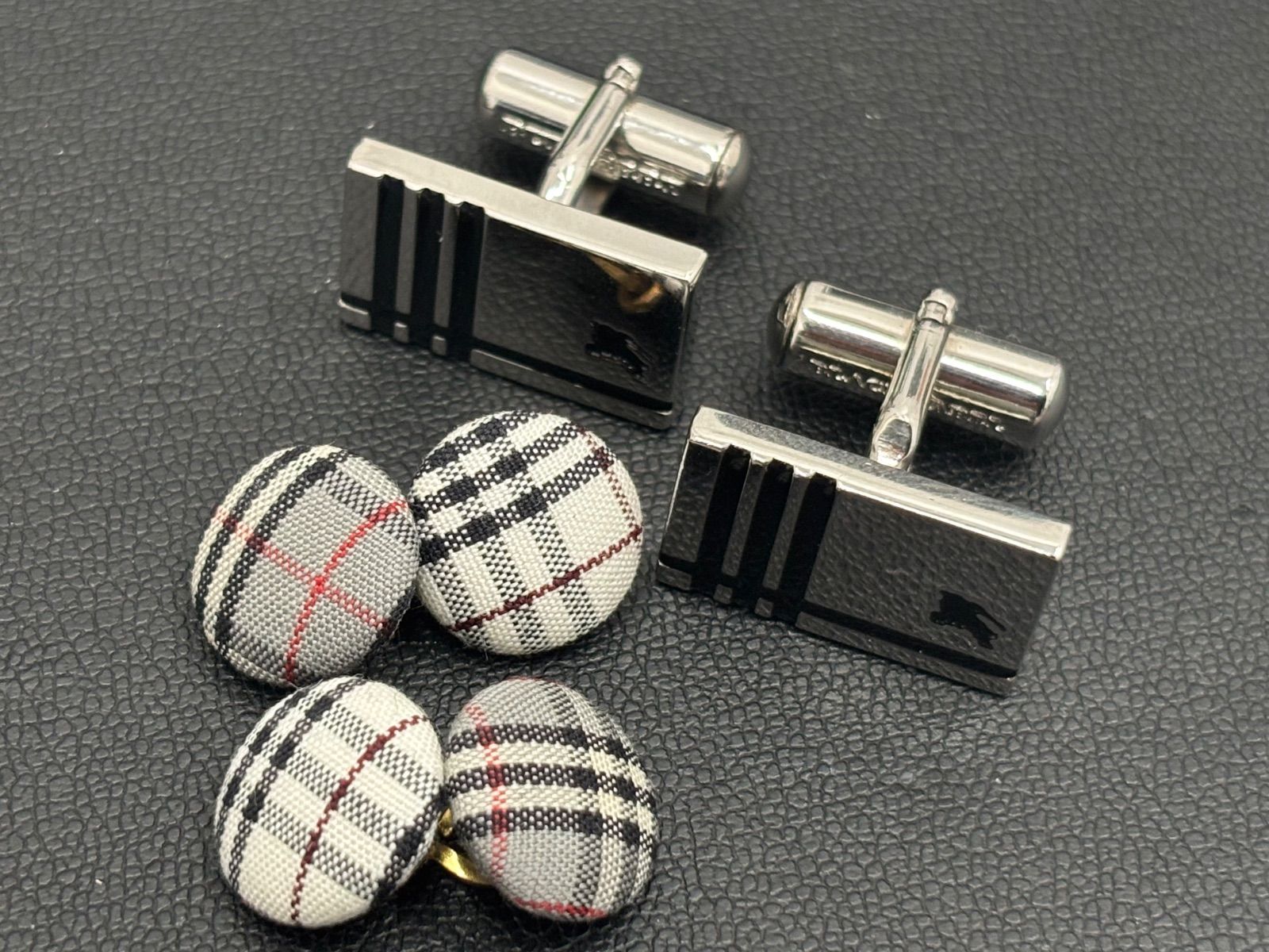 BURBERRY Burberry バーバリー カフス カフリンクス 2種類 中古