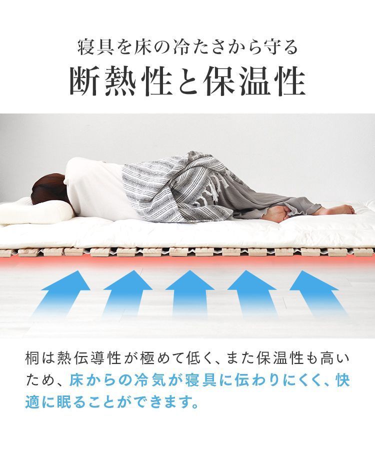 セミダブルサイズ すのこマット