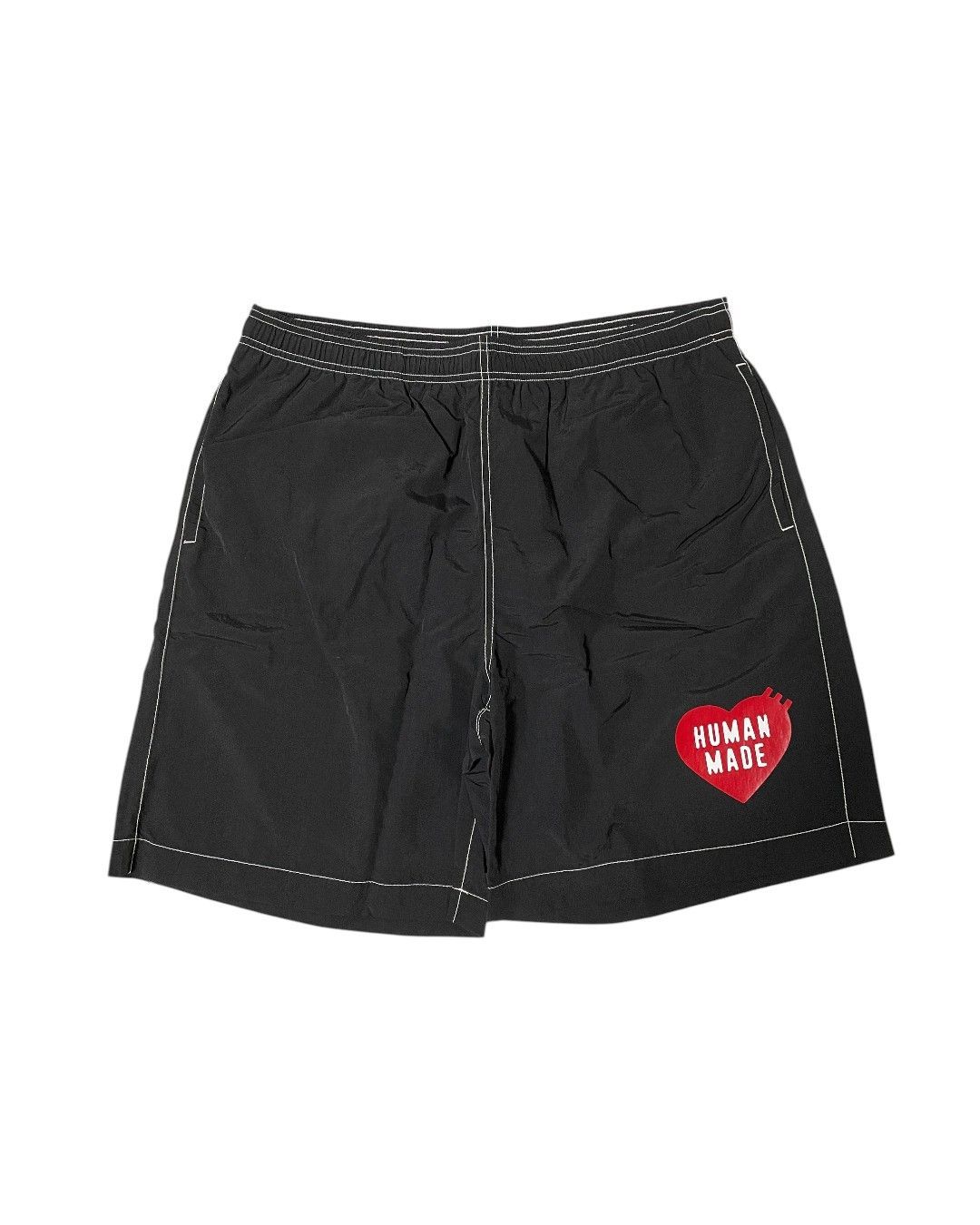 HUMAN MADE HEART SWIM SHORTS ヒューマンメイド ショートパンツ ブラック human made swim shorts ヒューマンメイド M - メルカリ