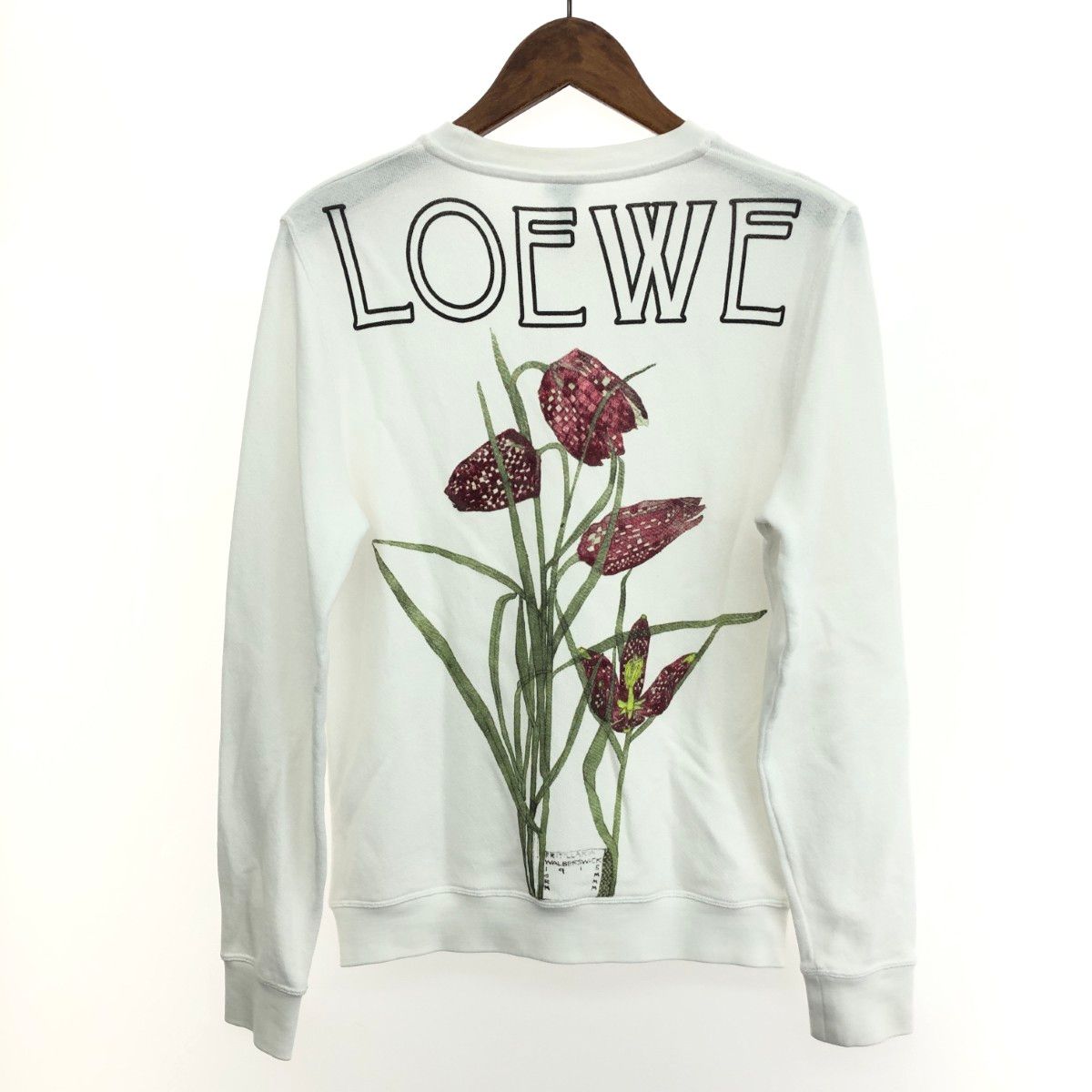 LOEWE ロエベ スウェット/LOGO BOTANICAL サイズ:XS ホワイト