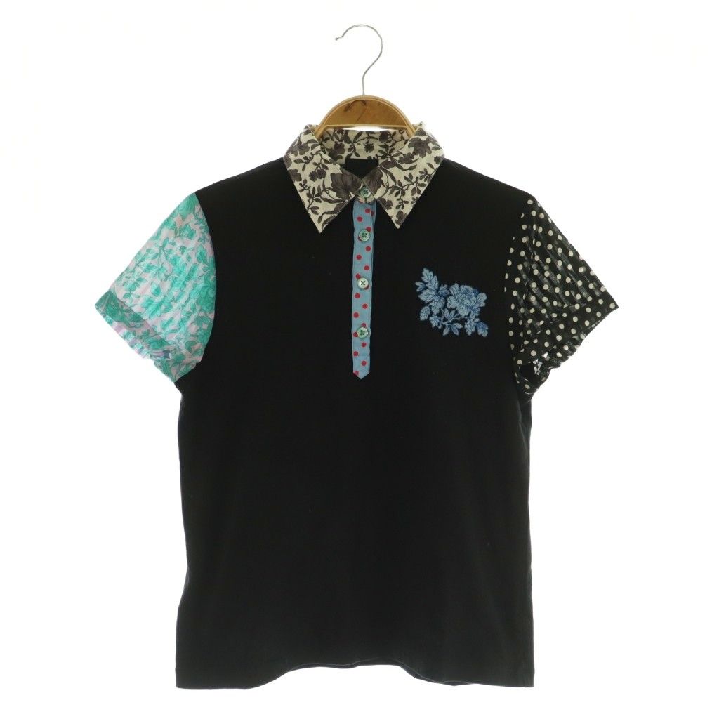 ポールスミス ブラック Paul Smith BLACK ポロシャツ 半袖 切替