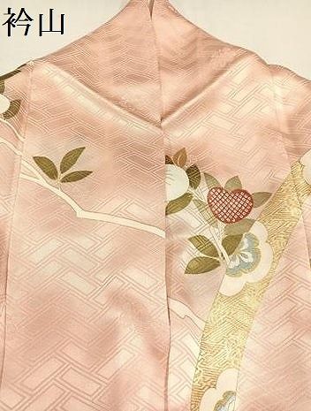 平和屋着物○十日町老舗ブランド 吉澤友禅 吾妻徳穂 振袖 駒刺繍