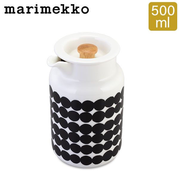マリメッコ Marimekko ジャグ ピッチャー シイルトラプータルハ 水差し 500mL ラシィマット 066681-190 Oiva | Siirtolapuutarha 蓋付き 食器 MRI-CR