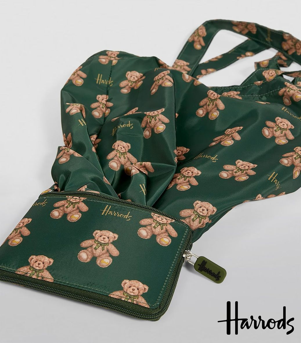 ハロッズ Harrods ジェイコブベア ポケットショッパー 携帯エコ
