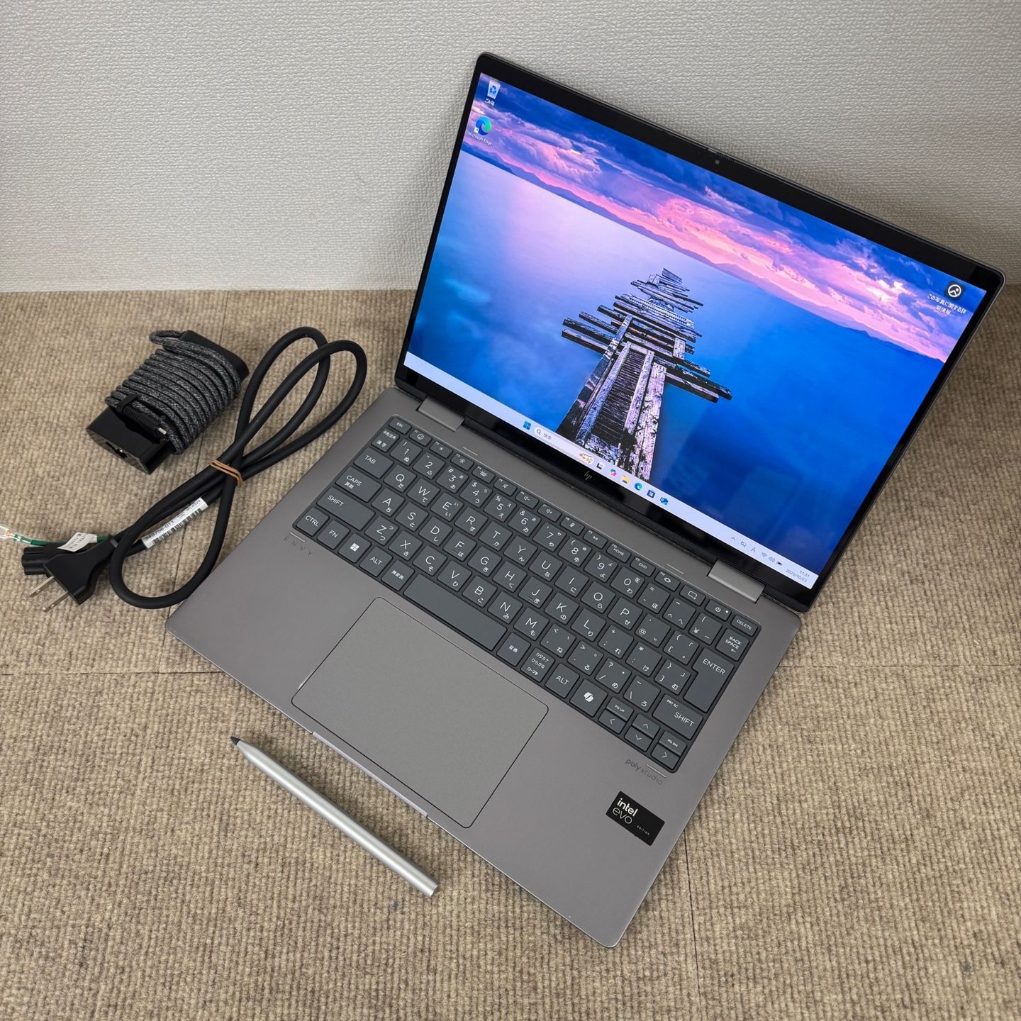 Windowsノート本体 HP Envy x360 14-fc0020TU Core Ultra7 HP Envy x360 14-fc0020TU (UAH01029) 新品ノートパソコン