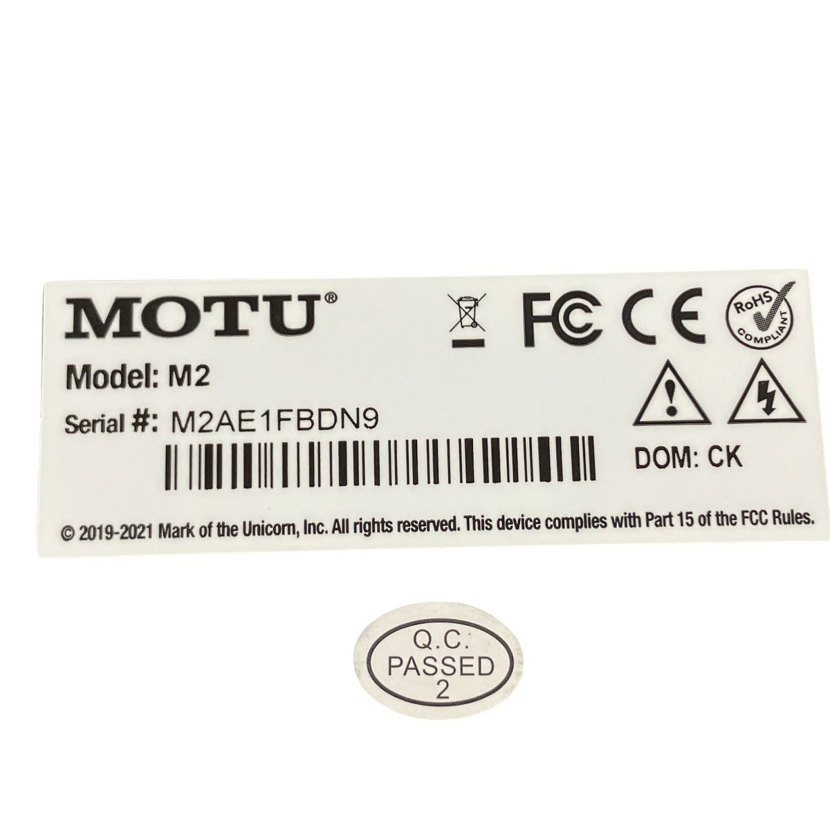 モツ M2