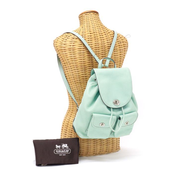コーチ COACH バックパック ポリッシュドレザー 37582 リュック ターン 