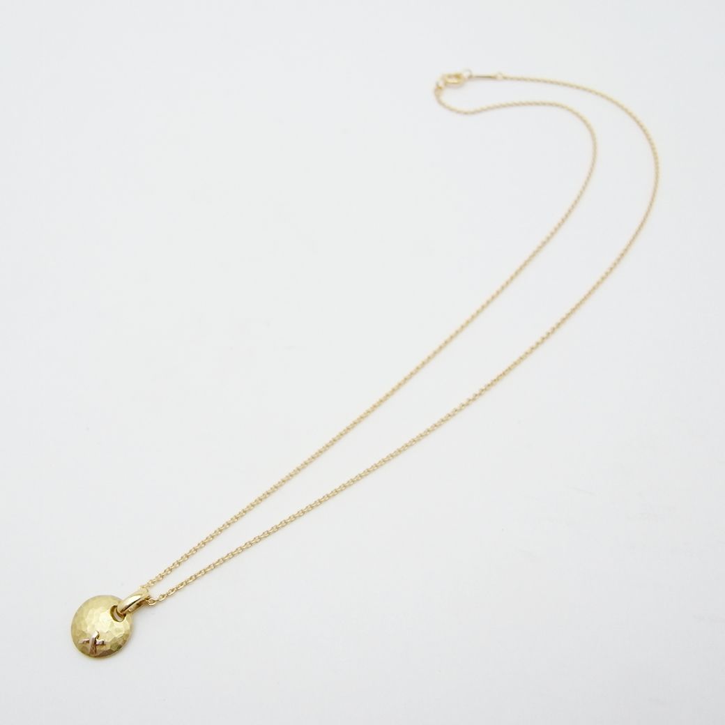 ティファニー キス 750刻印 ネックレス Tiffany & Co. - 本物 ティファニー TIFFANY＆Co. X キス 750 YG