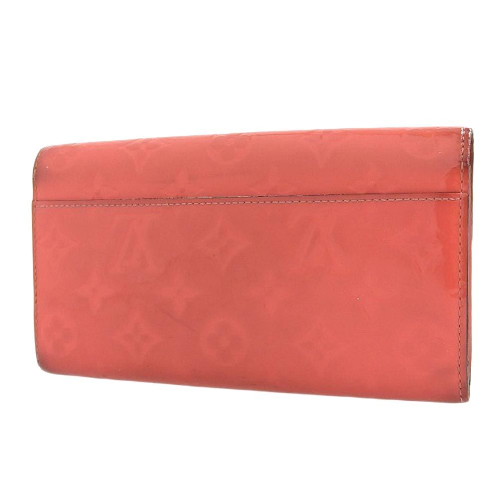 ルイヴィトン★  ポルトフォイユサラ★ヴェルニ★ピンク★美品★本物保証 本物保証】 ルイヴィトン LOUIS VUITTON ヴェルニ ポルトフォイユ サラ