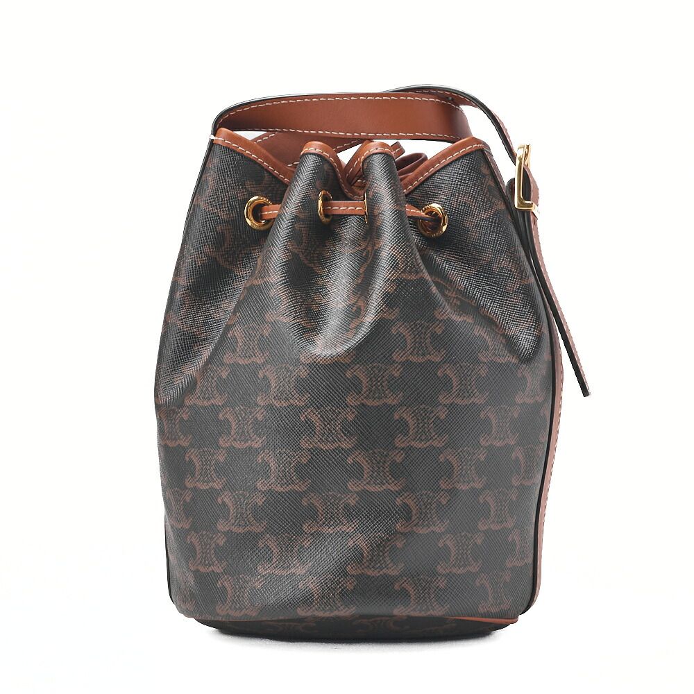 返品可】CELINE セリーヌ ショルダーバッグ ドローストリング  