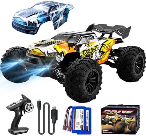 1 16 ブラシレス ラジコンカー 70km|h 大人向け オフロード RCカー 高速車 四輪駆動 金具 2.4Ghz 競技 子供向け 人気 電動 車 おもちゃ バッテリー2個付き 電波法の認証 操作時間40分間 クリスマス プレゼント