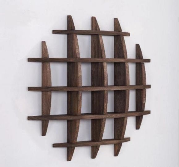 新入荷 実用品 日式 茶碗ラック 茶器展示棚 ソリッド ウッド 茶道 置物台 材質 桐の木 モダン 茶具収納棚 壁掛け