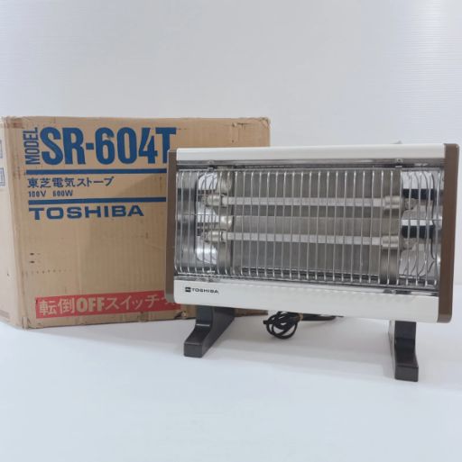昭和レトロ SR-604T 東芝電気ストーブ 電気ヒーター ストーブ 暖房