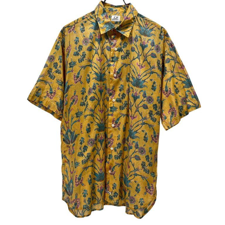 cp company フローラルシャツ C.P. COMPANY コットンガーゼフローラルプリントシャツ 総柄 花