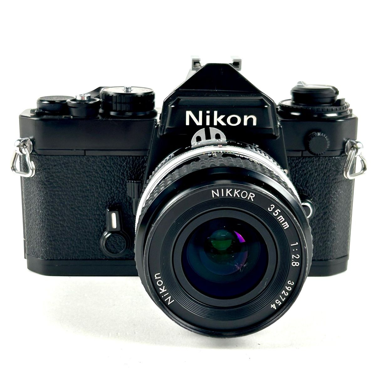 作動しますNikon FE シンプルニコンAi Nikkor 35mm f2.8 完動美品