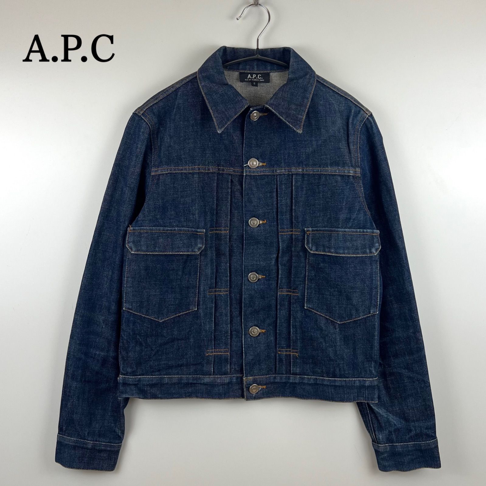 A.P.C 00s JAPAN archive 2nd denim jacket S アーペーセー 濃紺