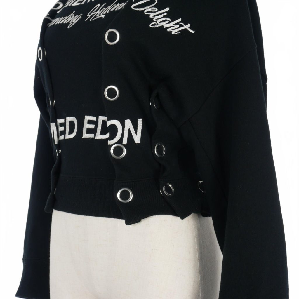 ミハラヤスヒロ MIHARA YASUHIRO クロップドスウェット リベットタック  