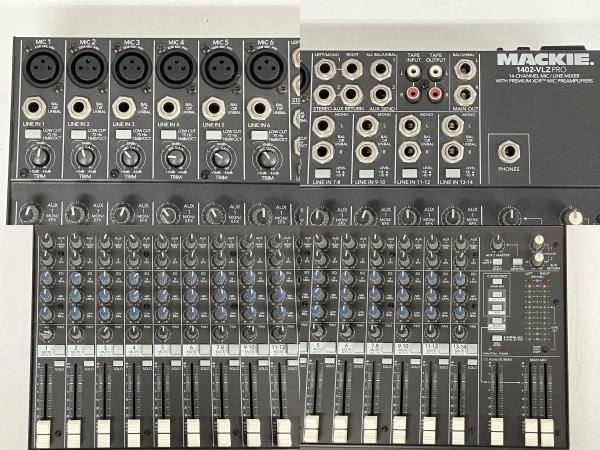 絶対的な信頼 MACKIEマッキー 動作品（mackie アナログミキサー 1202-VLZ3 配信機器・PA機器・レコーディング機器