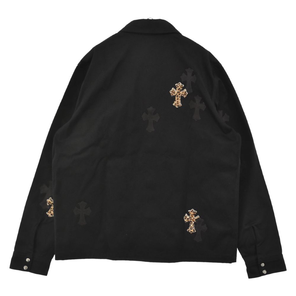 CHROME HEARTS (クロムハーツ) WORKDOG クロスパッチ付きワークドッグデニムジャケット ブラック - メルカリ