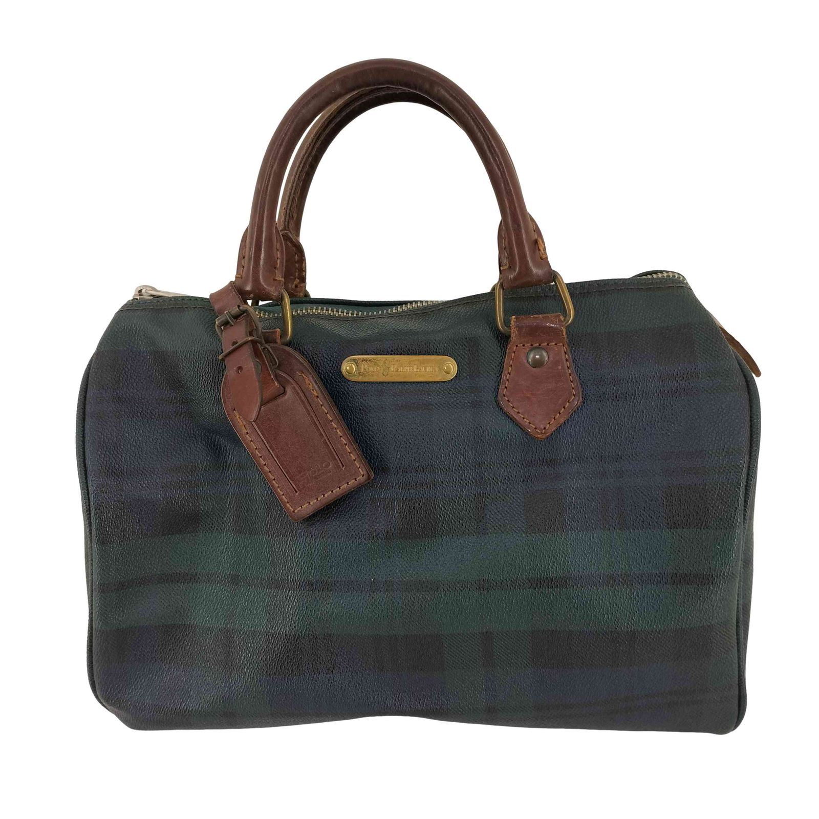 ポロラルフローレン POLO RALPH LAUREN ブラックウォッチ ミニ ボストンバッグ メンズ 表記無