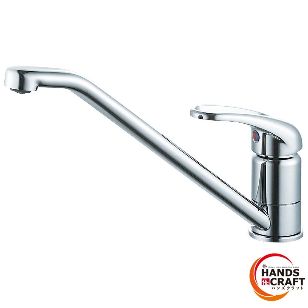 SANEI シングルワンホール混合栓 K87110JV 13 台付シングル 13 逆止 泡まつ 1個