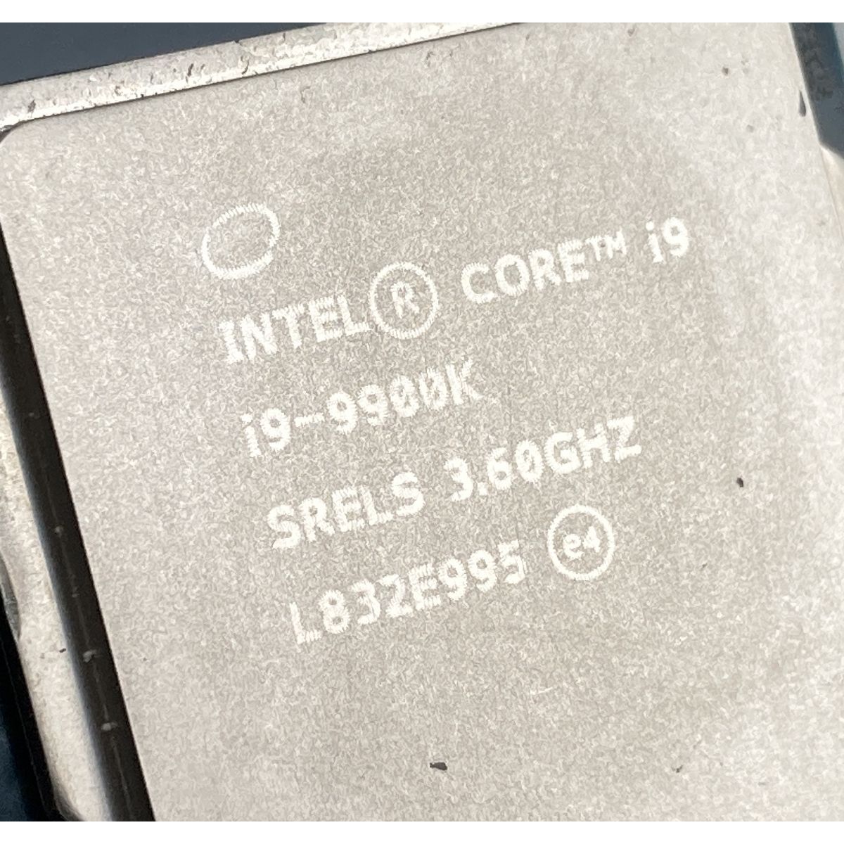 Intel Core i9-9900K CPU 3.60GHz 訳あり ジャンク