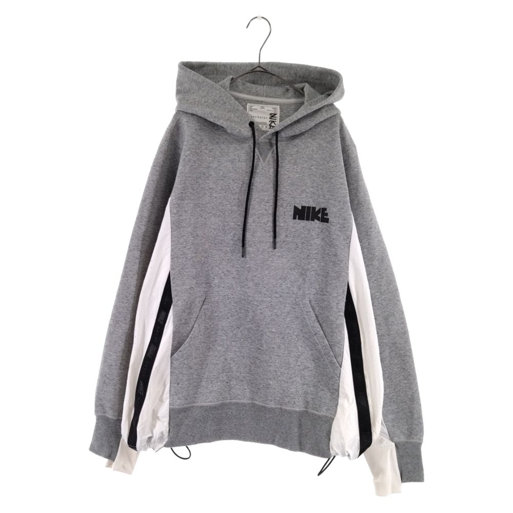 NIKE x SACAI Hoodie 再構築 プルオーバー パーカー