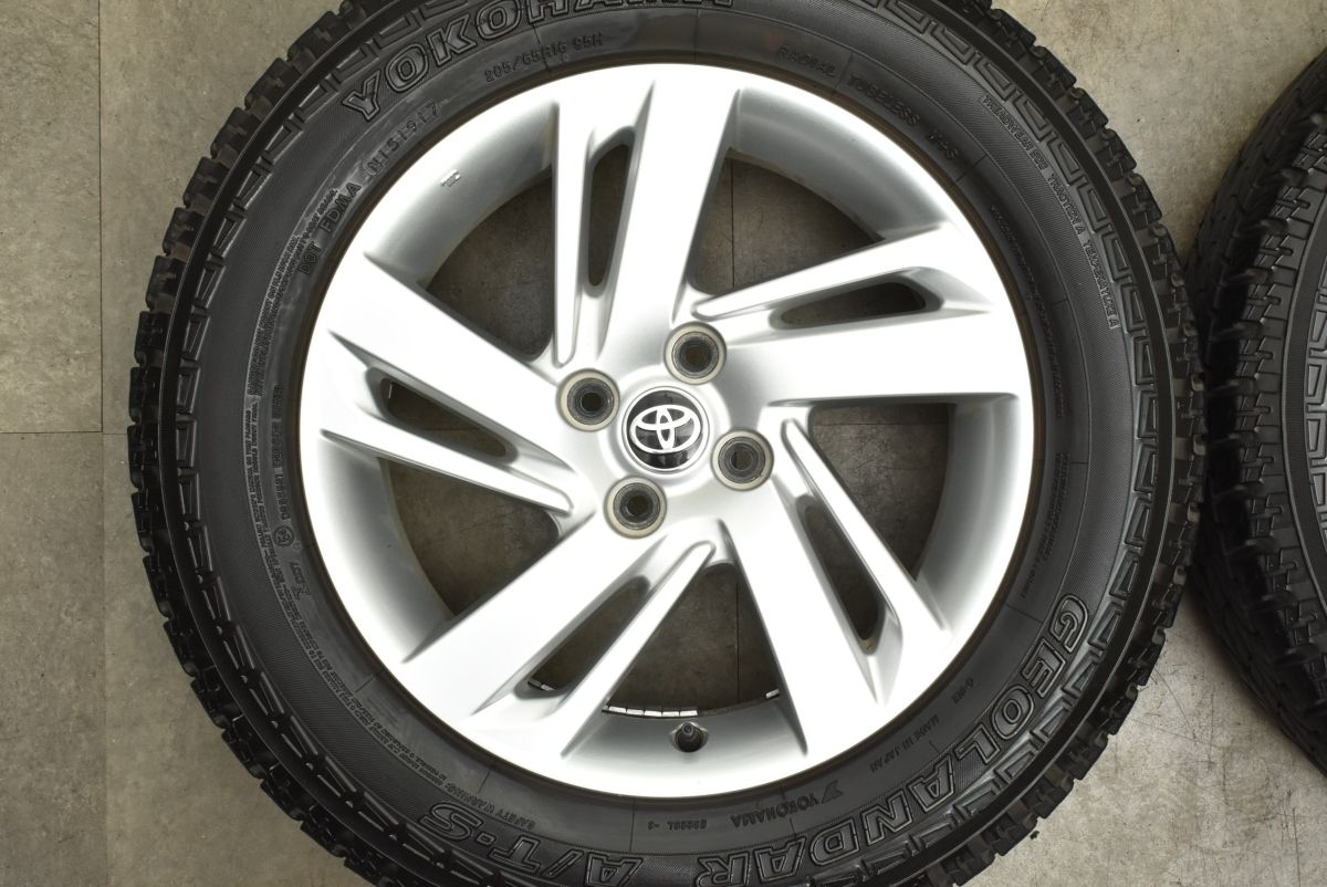 程度良好品 トヨタ ライズ 純正 16in 6J 40 PCD100 ヨコハマ ジオランダー A|T-S 205|65R16 ガソリン車 ロッキー レックス