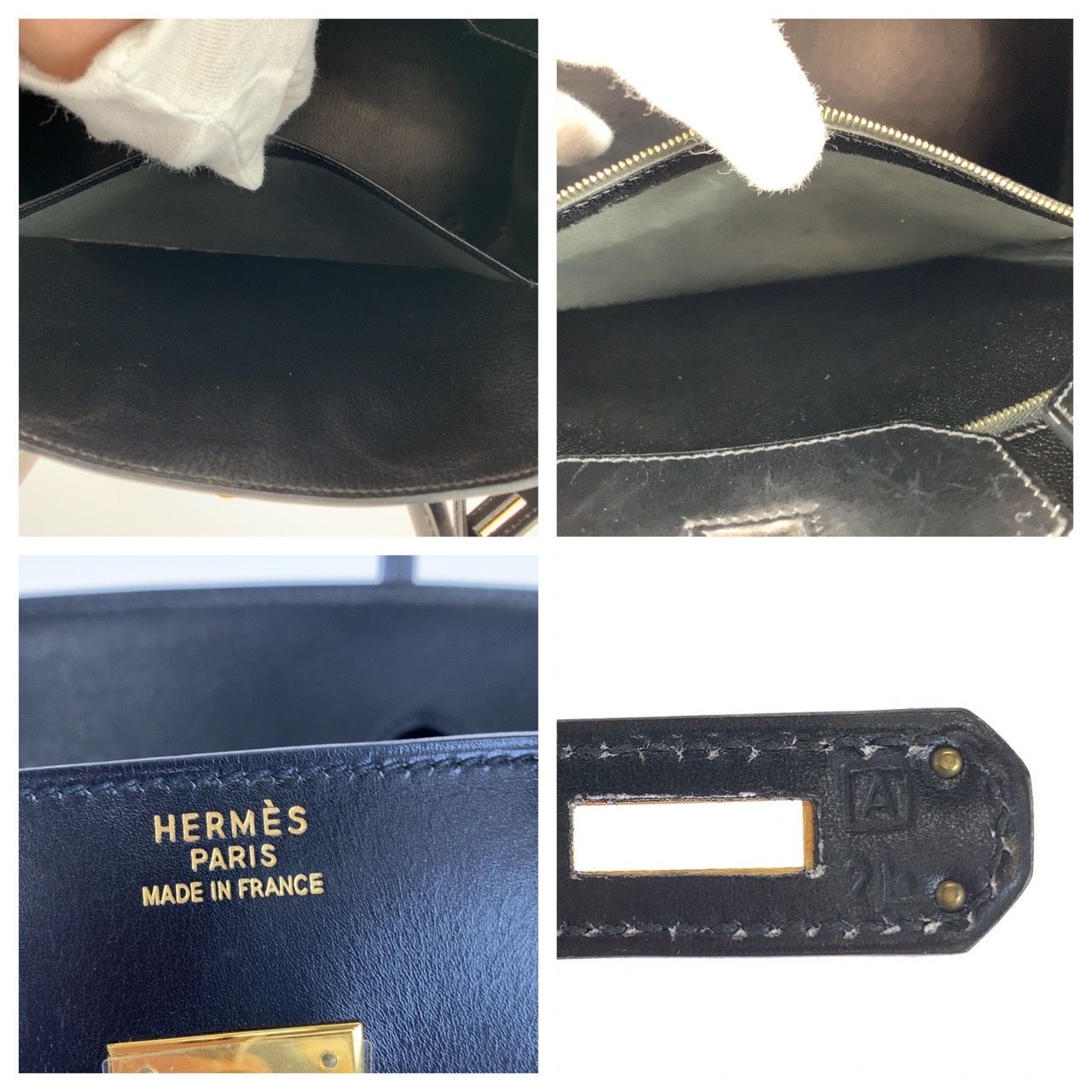 美品 HERMES エルメス バーキン35 ボックスカーフ 男女兼用