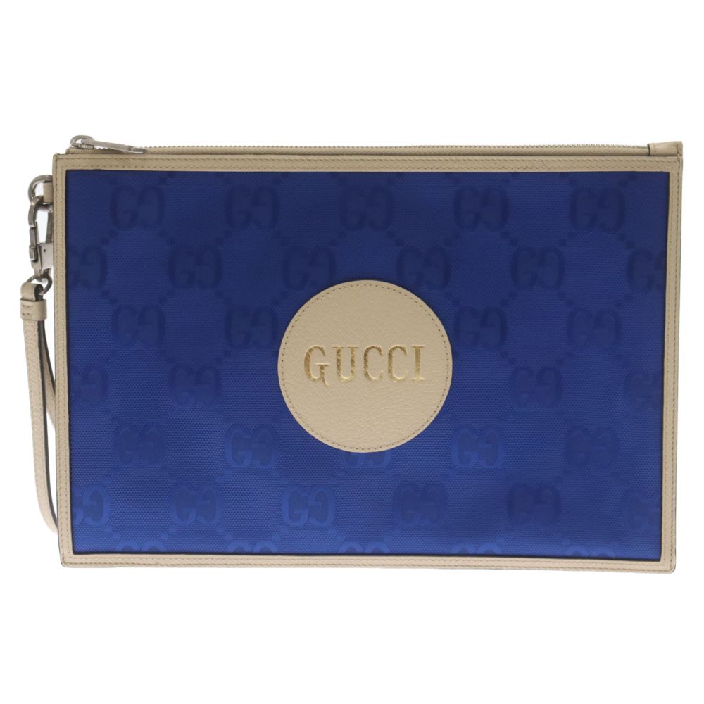 GUCCIポーチ Bi-color small pouch in black GG Supreme canvas | GUCCI® US