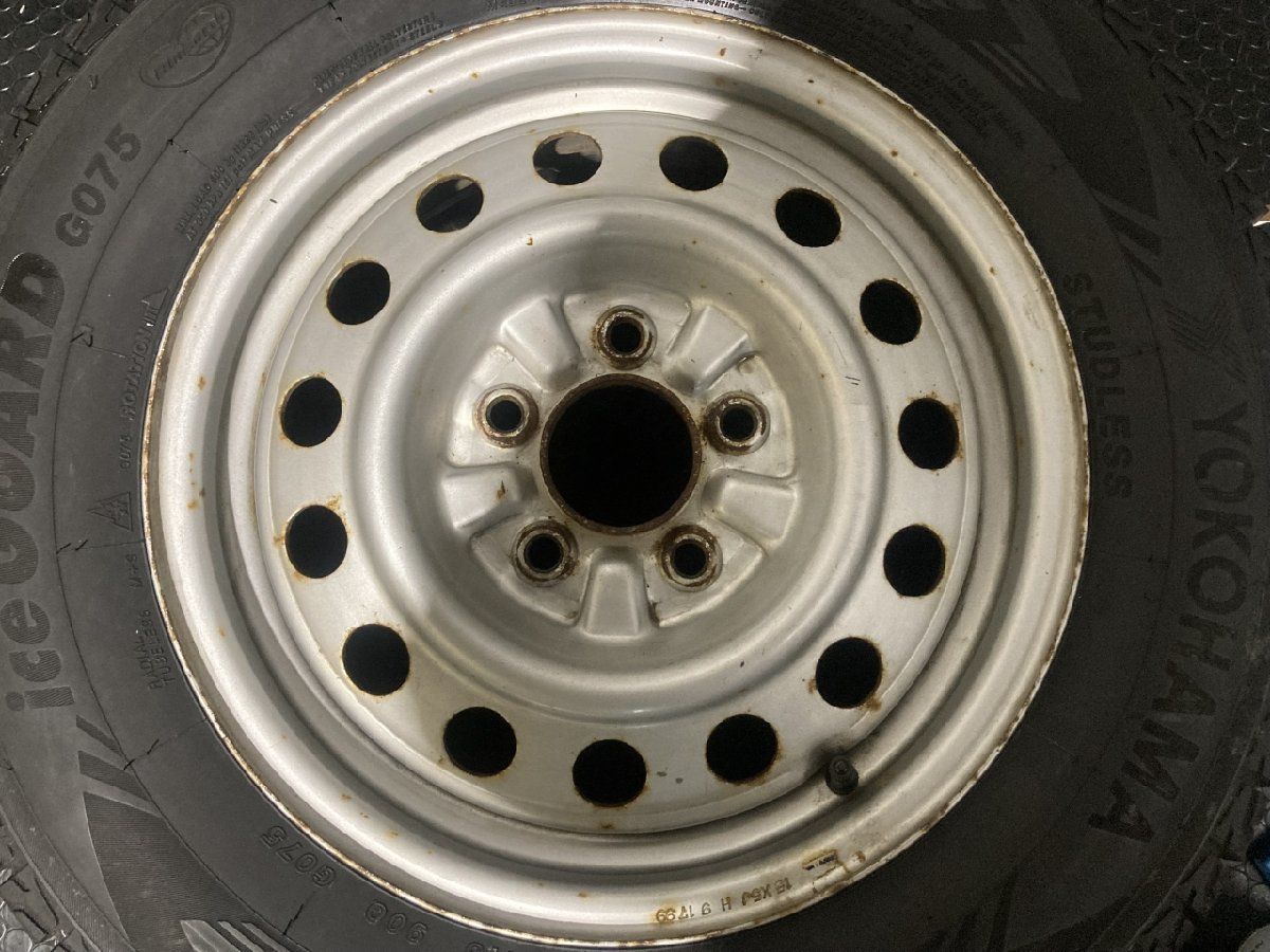 YK G075 175/80R15】スタッドレス【パジェロミニ 純正ホイール 
